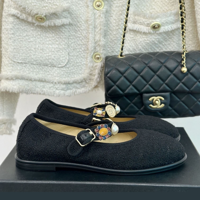 Ch*el flat shoes